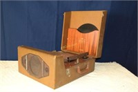 Antique Birch Model 109 Record Player with