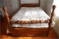 Mid Century Full Size Bed w/contents  (Buyer must