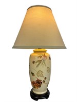 Nature Themed Ceramic Table Lamp