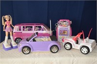 Barbie Volks Wagon Car and Van and Barbie Casset