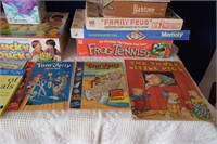 Lot of  Puzzles, Books, Marbles and Board Games
