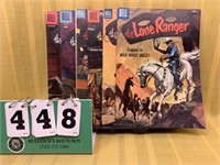 6 - 10¢ Dell Lone Ranger Comic Books