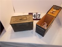 (2) WW2 Large Ammo Cans