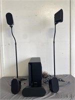 6pc Samsung Digital Surround Sound  Speaker System