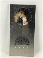 19.75" x 9.75" Stainless Wall Mirror