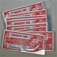 10 x 10 Cent Canadian Tire Coupons