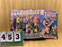 12 - 30¢ & 35¢ Tarzan Marvel Comic Books