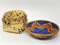 Vintage Hand Woven Baskets