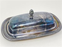 The Vintage WM Rogers Silver Plated Butter Dish