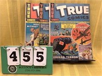 3 - 10¢ True Comic Books