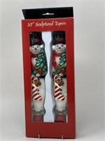 10 Inch Snowman Candles
