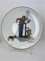 Vintage 11 Inch Norman Rockwell Chilling Chore