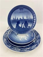 Vintage Royal Copenhagen Collectible Plates