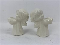Vintage 2.75 Inch Porcelain Angels