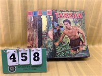 6 - 10¢ Dell Tarzan Comic Books 1950's
