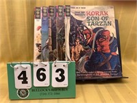 4 - 12¢ & 1 - 15¢ Korak Son Of Tarzan Comic Books