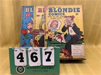 3 Blondie Comic Books