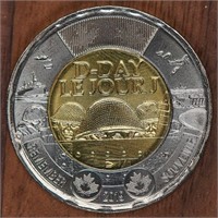 2019 D- Day Commemerative Canadian Toonie