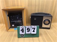 Westinghouse Transistor Radio and Kodak Camera
