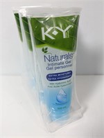 KY Naturals: Intimate Gel (x3 100mL Bottles)