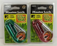 MasterLock: Backpack Locks (x2)