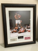Muhammad Ali framed print