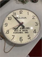 Engle Jewelers vintage clock