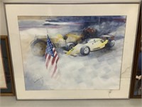 Indy 500 winners framed print