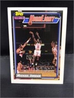 1991-92 Topps Michael Jordan card