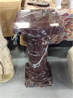 Five piece marble column