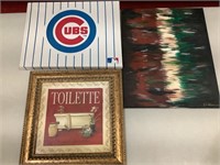 3 - wall decor items