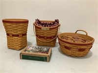 3 - Longaberger baskets