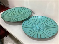 2 - large decorative plates