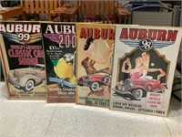 4 - Auburn Auction framed posters
