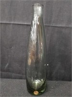 Danish hand blown glass vase