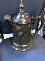 vintage  silverplate water pitcher