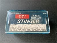 50 cartridges CCI Stinger