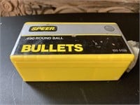 Speer .490 round ball bullets