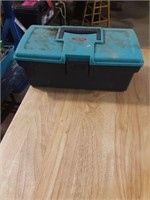 Small tool box with tools