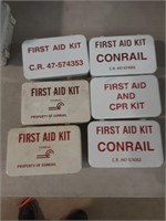 Conrail first aid and CPR kits