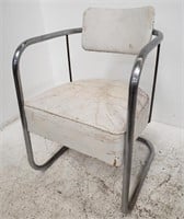 Art Deco chrome chair, Kem Weber attributed