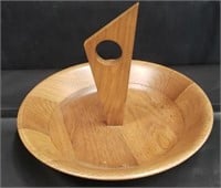Mid-century Modern Kustom Kraft sun dial bowl