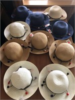 10 sun hats - NEW