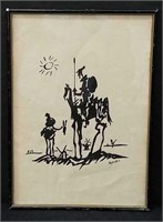 Don Quixote lithograph