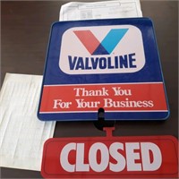 Vavoline Open Closed Door/ Window Sign