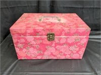 Sewing box with sewing accessories