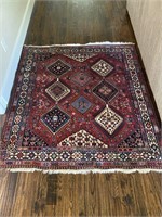 Hand Knotted Rug (58" x 63")