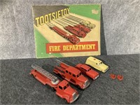 Tootsietoy Fire Department Toy Set