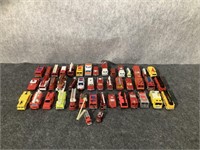 45 Small Toy Fire Engines and Vehicles