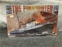 Harbor Fire Boat Model Kit Unopened